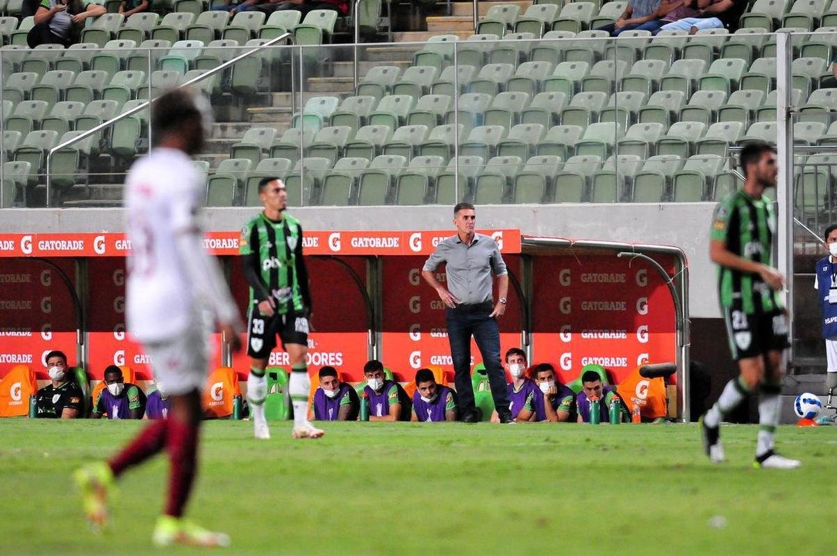 Fotos do jogo entre Amrica e Tolima, no Independncia, em Belo Horizonte, pela terceira rodada do Grupo D da Copa Libertadores 2022