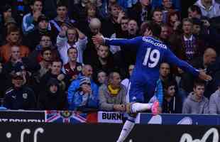 Burnley 1 x 3 Chelsea (Campeonato Ingls, em 18/8/2014) - Foi titular, jogou o jogo todo, fez gol e levou carto amarelo na estreia pelo Chelsea