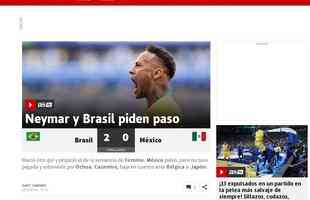 Dirio As, da Espanha: Neymar e Brasil pedem passagem