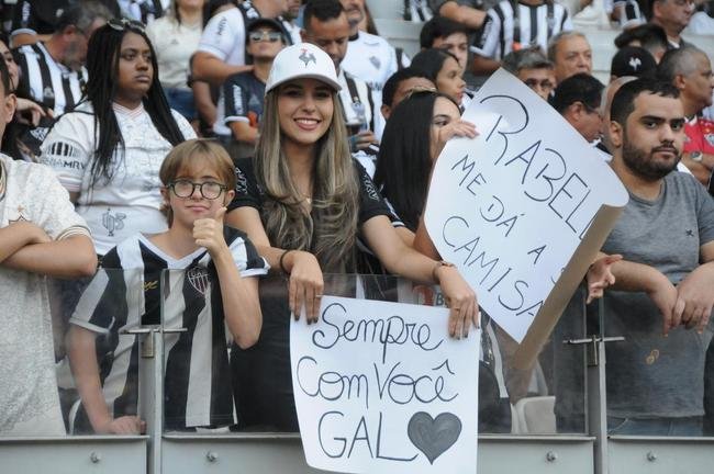 Fotos da torcida do Atltico na partida contra o Flamengo, no Mineiro, em Belo Horizonte, pela 13 rodada do Campeonato Brasileiro