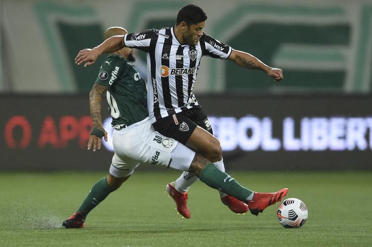 Fotos do jogo de ida da semifinal da Copa Libertadores de 2021, entre Palmeiras e Atltico, no Allianz Parque, em So Paulo