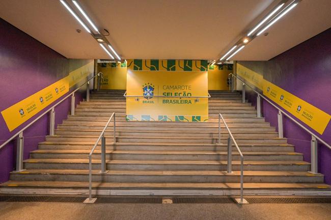 Mineiro, em BH, foi envelopado em verde, amarelo e azul para receber o duelo entre Brasil e Paraguai pela 16 rodada das Eliminatrias da Copa do Mundo do Catar