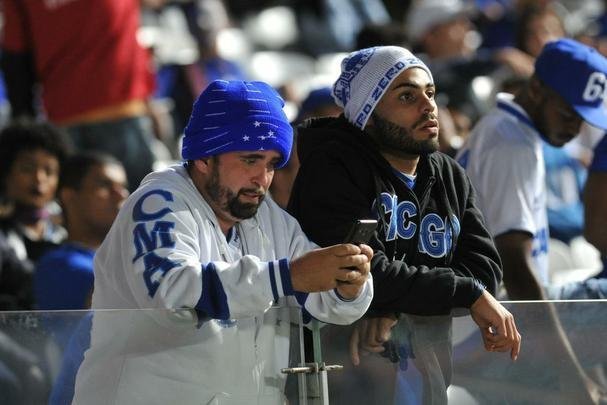Torcida do Cruzeiro no duelo desta tera, no Mineiro, contra o Racing, pela Libertadores