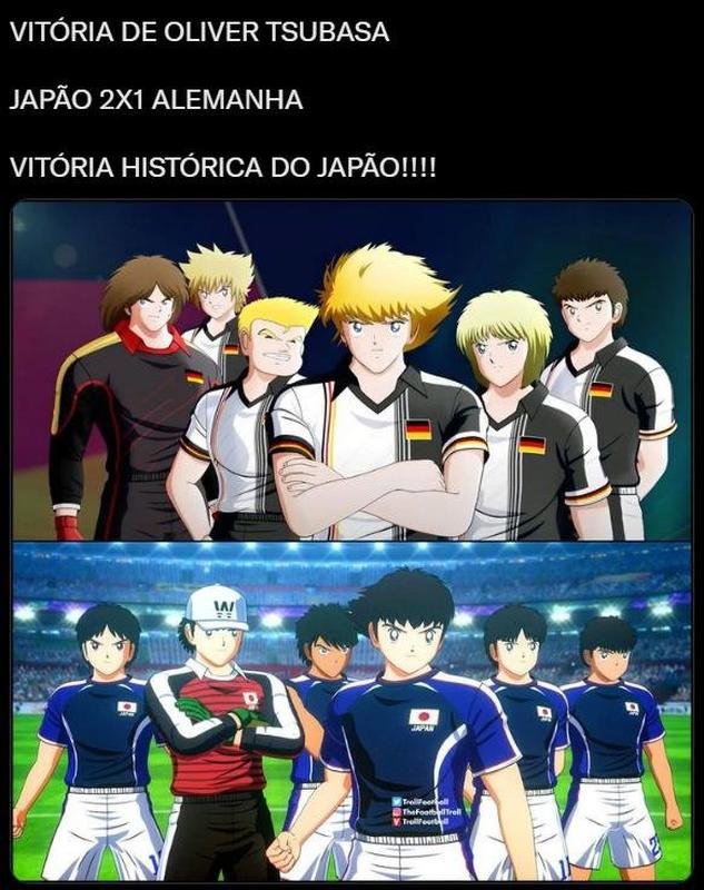 Memes da derrota da Alemanha para o Japo