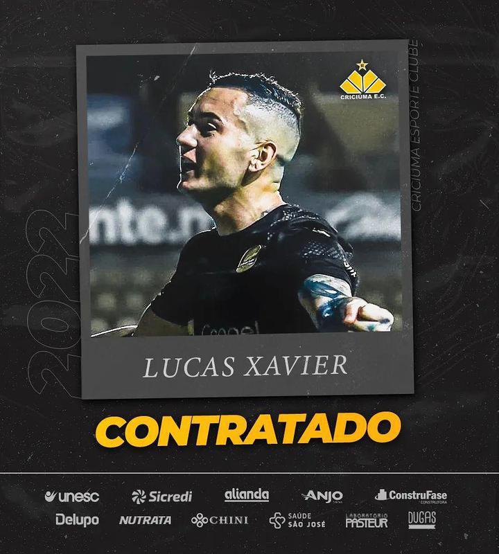 Lucas Xavier, atacante (Criciúma)
