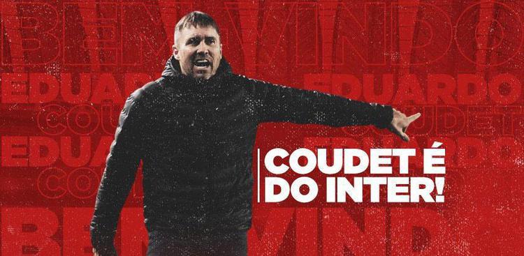 O Internacional anunciou a contratação do técnico Eduardo Coudet, que estava no Racing, da Argentina