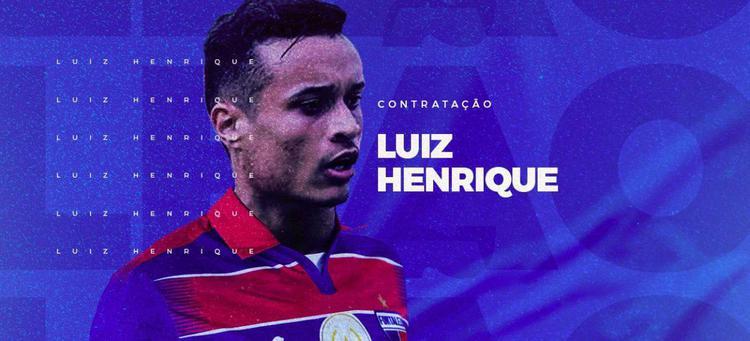 O Fortaleza anunciou a contratao do volante Luiz Henrique, que estava no Flamengo