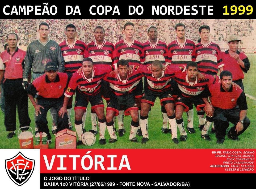 Vitria - venceu a Copa do Nordeste e o Baiano, em 1999
