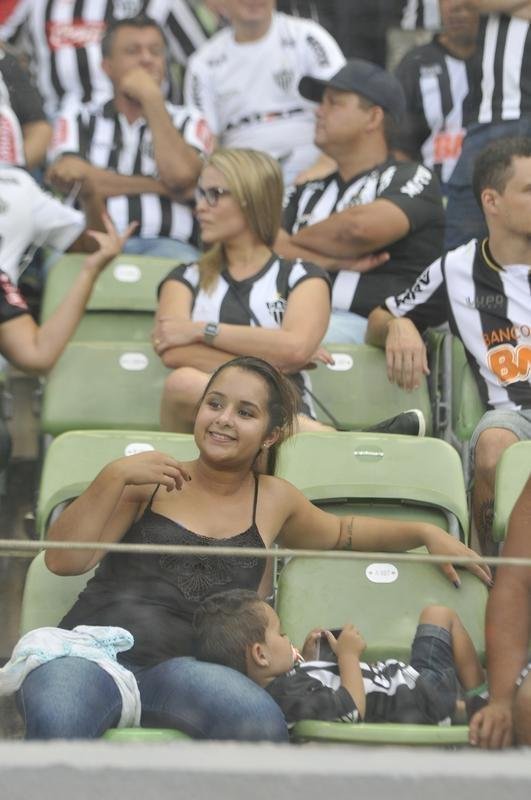 Torcida do Atltico compareceu em bom nmero ao Independncia para apoiar time diante do Danubio, pela Copa Libertadores