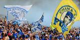 Imagens da torcida do Cruzeiro no clssico contra o Atltico, no Mineiro