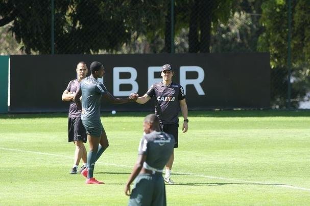Atltico encerra preparao na Cidade do Galo para partida contra Grmio, pelo Campeonato Brasileiro