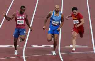Italiano Lamont Marcell Jacobs  ouro nos 100m rasos