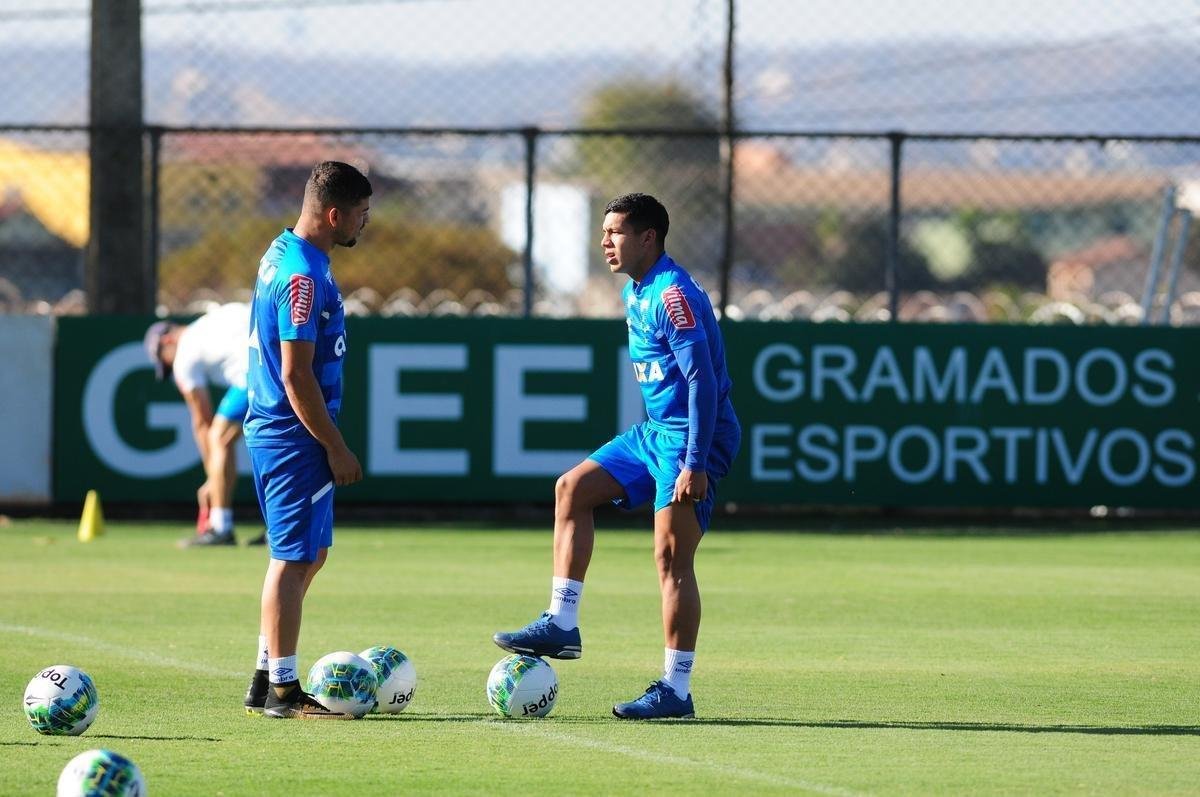 Fotos do ltimo treino do Cruzeiro antes do jogo contra o Grmio pela Primeira Liga (Gladyston Rodrigues/EM D.A Press)