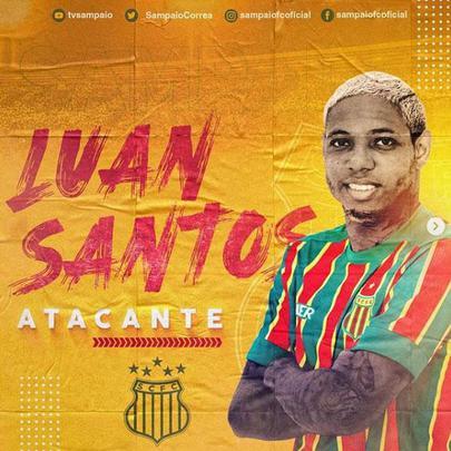 O Sampaio Corra anunciou a contratao do atacante Luan Santos, que estava no ABC
