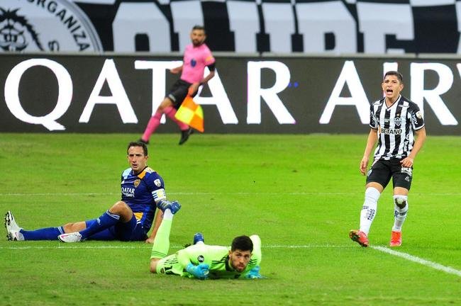 Fotos do jogo entre Atltico e Boca Juniors, no Mineiro, em Belo Horizonte, pela volta das oitavas de final da Copa Libertadores 2021