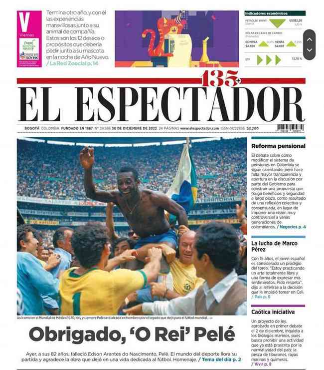 Col. El Espectador newspaper