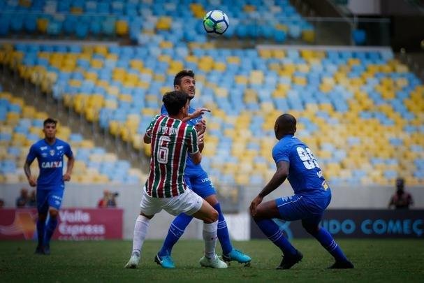 Fluminense e Cruzeiro em partida vlida pela segunda rodada do Brasileiro