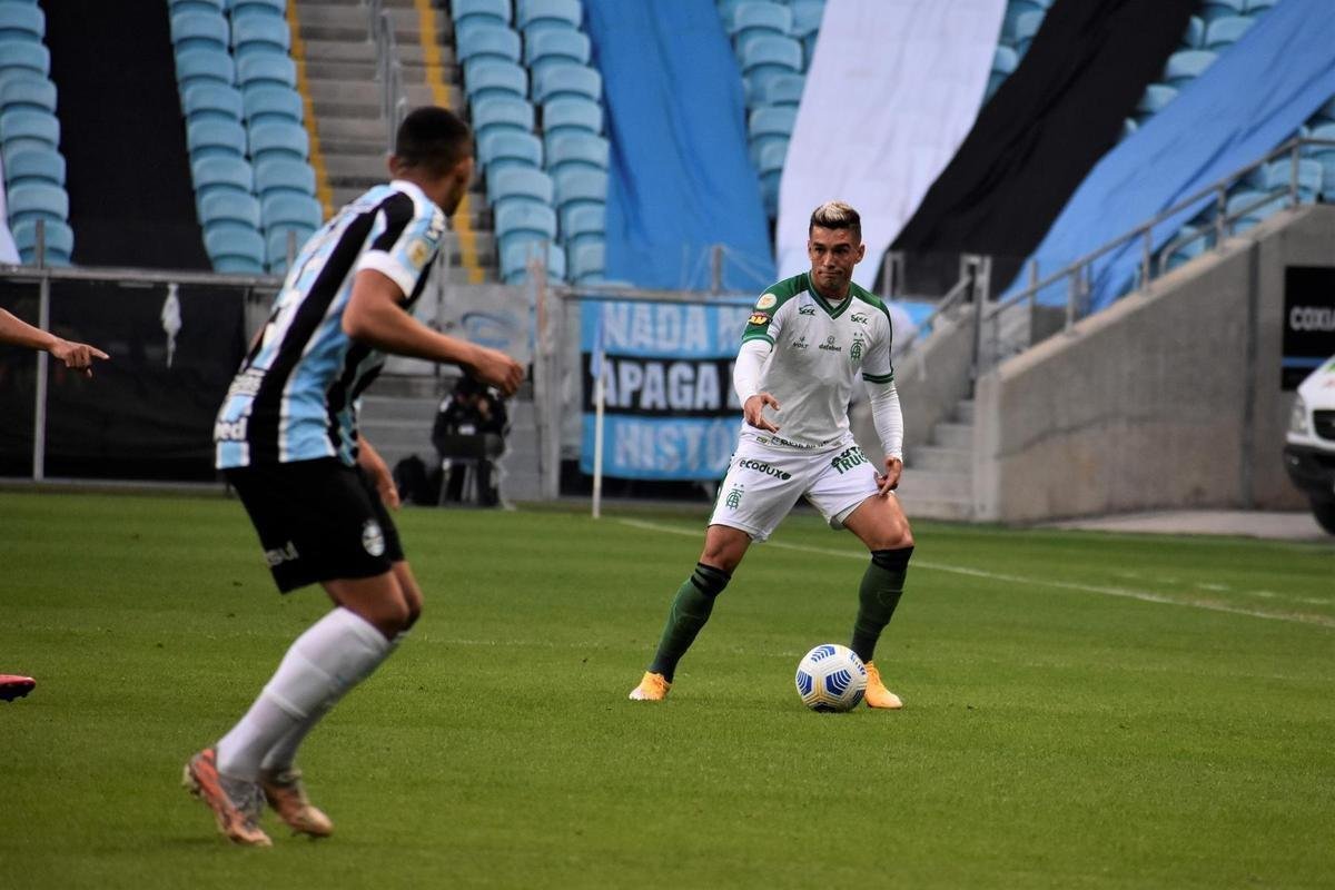 Grmio e Amrica se enfrentaram em Porto Alegre, pela 13 rodada do Campeonato Brasileiro