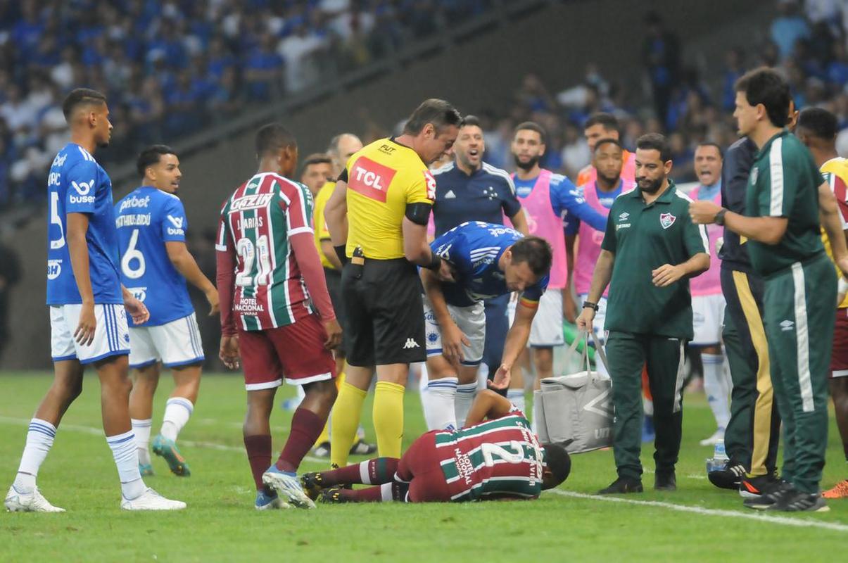 Fotos do jogo de volta das oitavas de final da Copa do Brasil, no Mineiro, entre Cruzeiro e Fluminense (Juarez Rodrigues/EM/DAPress)