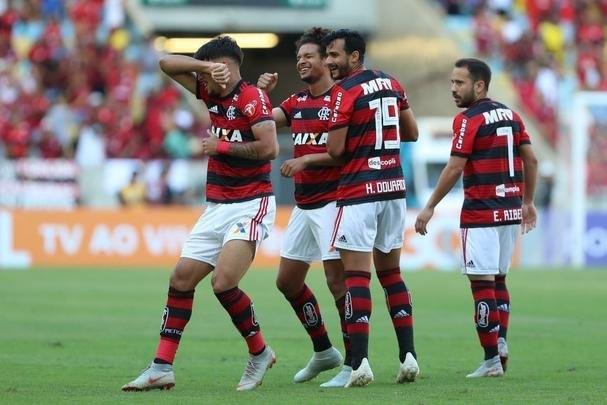 Willian Aro marcou o primeiro gol do Flamengo logo no primeiro minuto de jogo: Flamengo 1 a 0