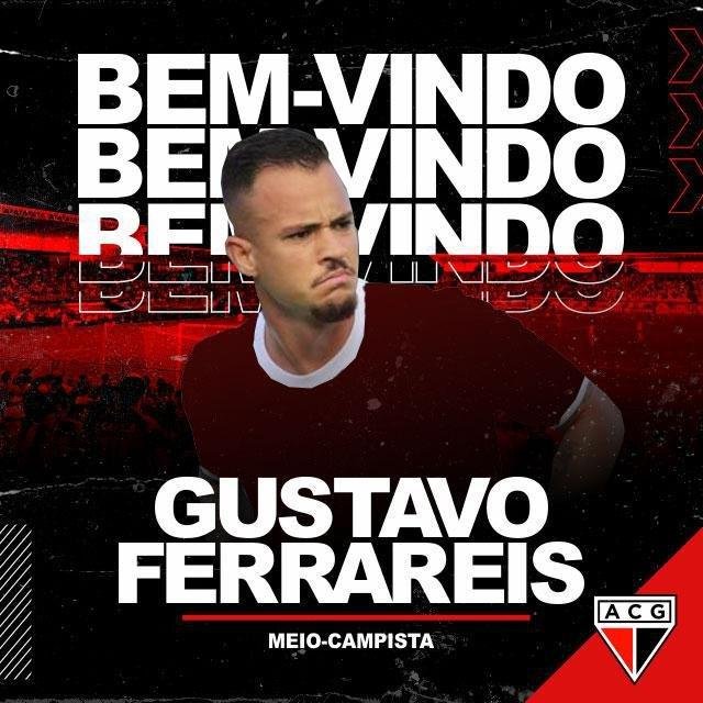 O Atltico-GO anunciou a contratao do meia Gustavo Ferrareis, que estava no Ava