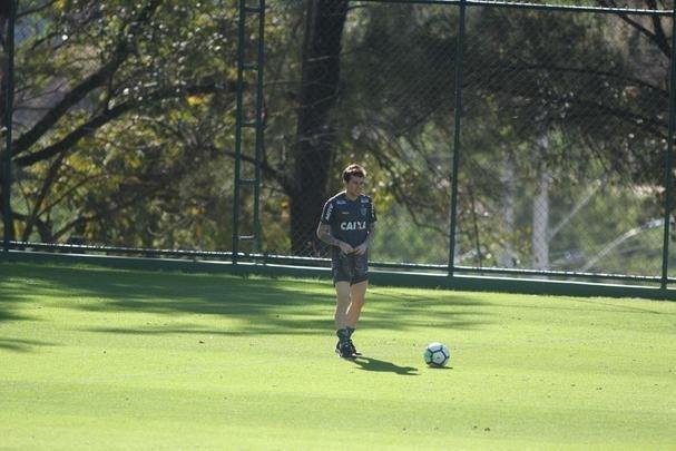 Atltico encerra preparao na Cidade do Galo para partida contra Grmio, pelo Campeonato Brasileiro