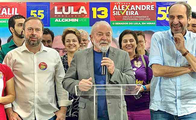 Lula, Kalil e Dilma estiveram juntos em Ipatinga nesta sexta-feira (23/9)