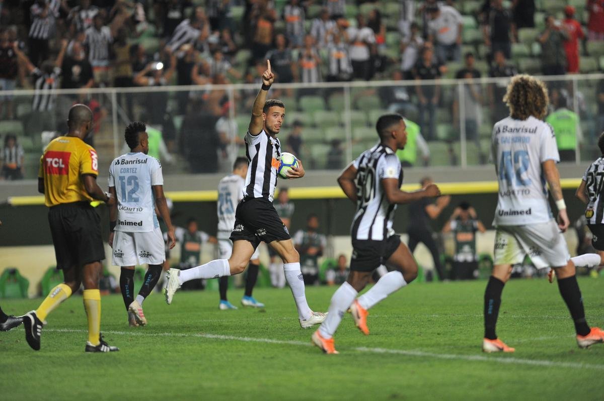 Fotos do jogo entre Atltico e Grmio