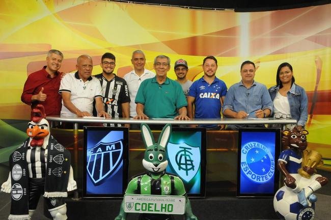 Jair Bala representou o Amrica no programa Alterosa Esporte