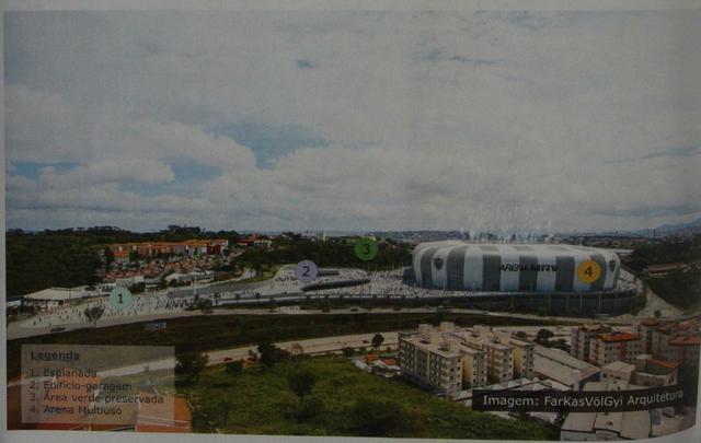 Imagens do projeto da Arena MRV, o estádio do Atlético, apresentadas à PBH e ao estado