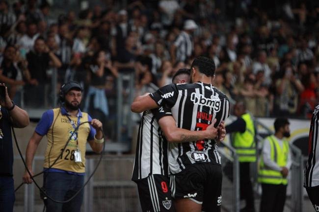 Fotos do jogo entre Atltico-MG e Palmeiras, pelo Brasileiro