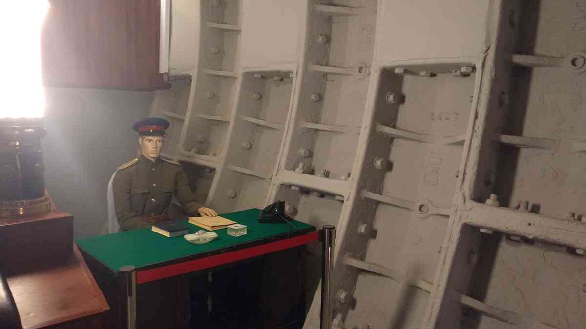 O bunker foi construdo a mando de Joseph Stalin depois da Segunda Guerra Mundial 