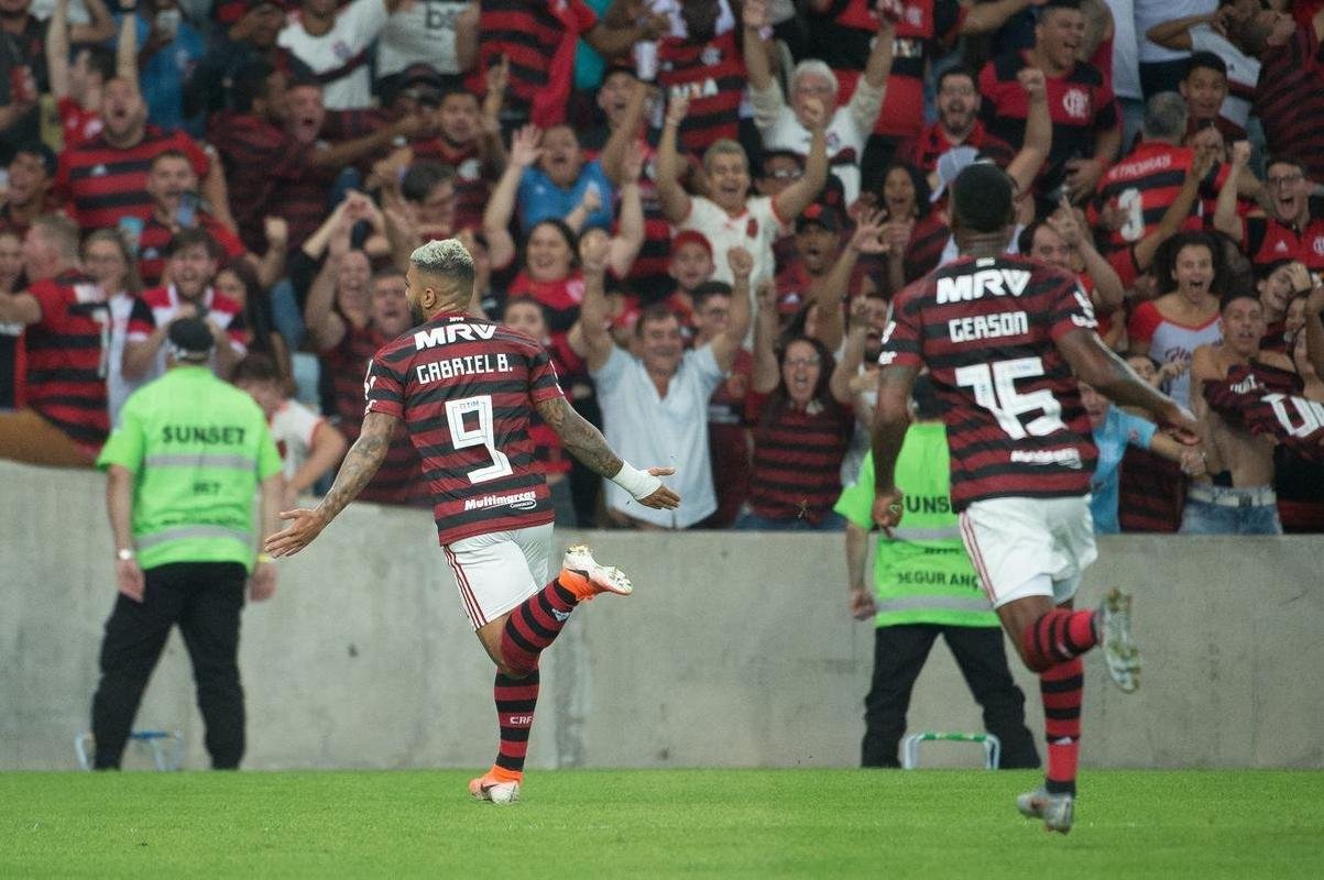 Amrica foi derrotado pelo Flamengo por 3 a 0, no Maracan 