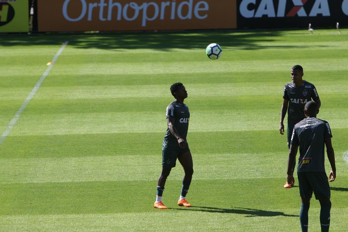 Atltico encerra preparao na Cidade do Galo para partida contra Grmio, pelo Campeonato Brasileiro