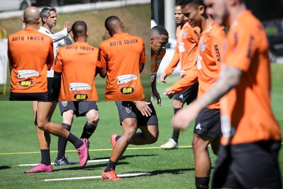 Atltico fez, nesta sexta, ltimo treino antes do duelo na Arena da Baixada