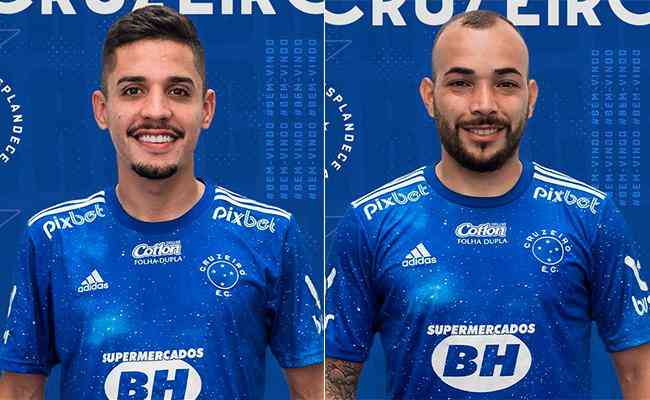 Neto Moura e Rodolfo foram anunciados pelo Cruzeiro nesta segunda (11)
