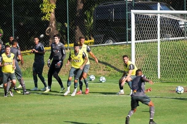 Nesta quarta-feira, os reservas do Atltico realizaram um treino coletivo contra o time sub-20 do Galo