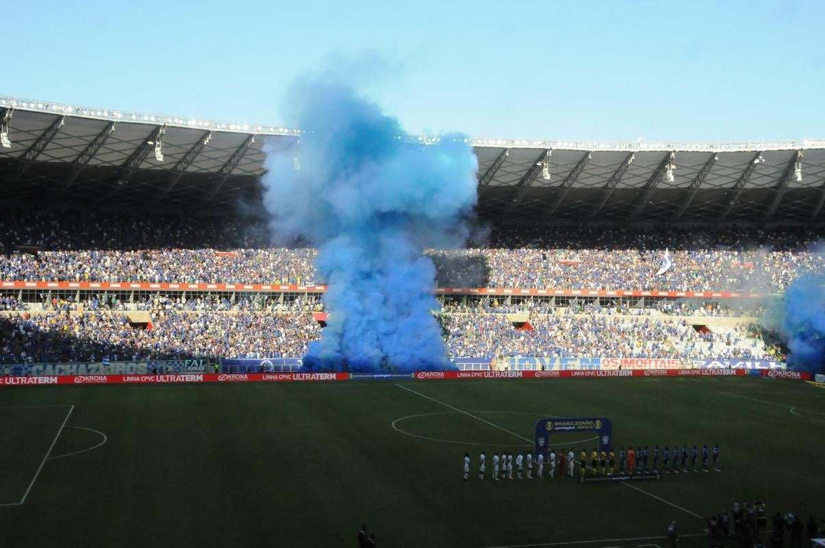 Fotos da torcida do Cruzeiro, no Mineiro, na partida contra a Ponte Preta pela 13 rodada da Srie B do Campeonato Brasileiro. Mineiro recebeu grande pblico mais uma vez