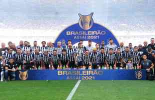 Fotos do jogo da taça, no Mineirão, entre Atlético e RB Bragantino, pela 37ª rodada do Campeonato Brasileiro