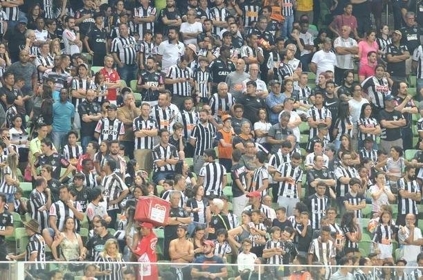Fotos do jogo entre Atltico e Grmio