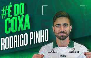 Coritiba anunciou o atacante Rodrigo Pinho