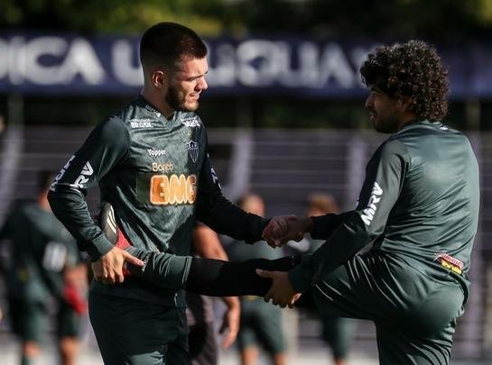 Veja fotos do ltimo treino do Atltico antes do jogo contra o Nacional-URU