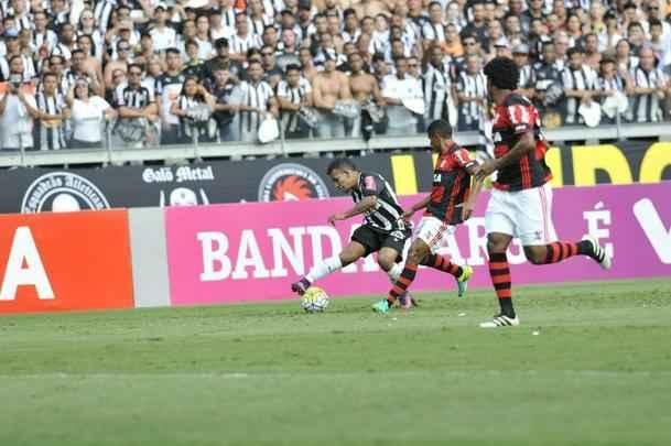 Fotos do jogo entre Atltico e Flamengo no Mineiro