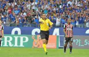 Fotos do jogo entre Cruzeiro e So Paulo