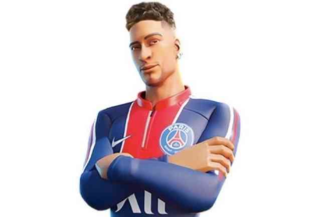 F de games, Neymar vira personagem em Fortnite 