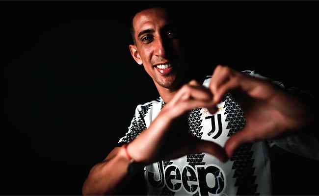 Di María foi apresentado pela Juventus como novo reforço 