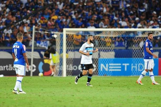 Imagens de Cruzeiro x Grmio, no Mineiro, pelas semifinais da Copa do Brasil