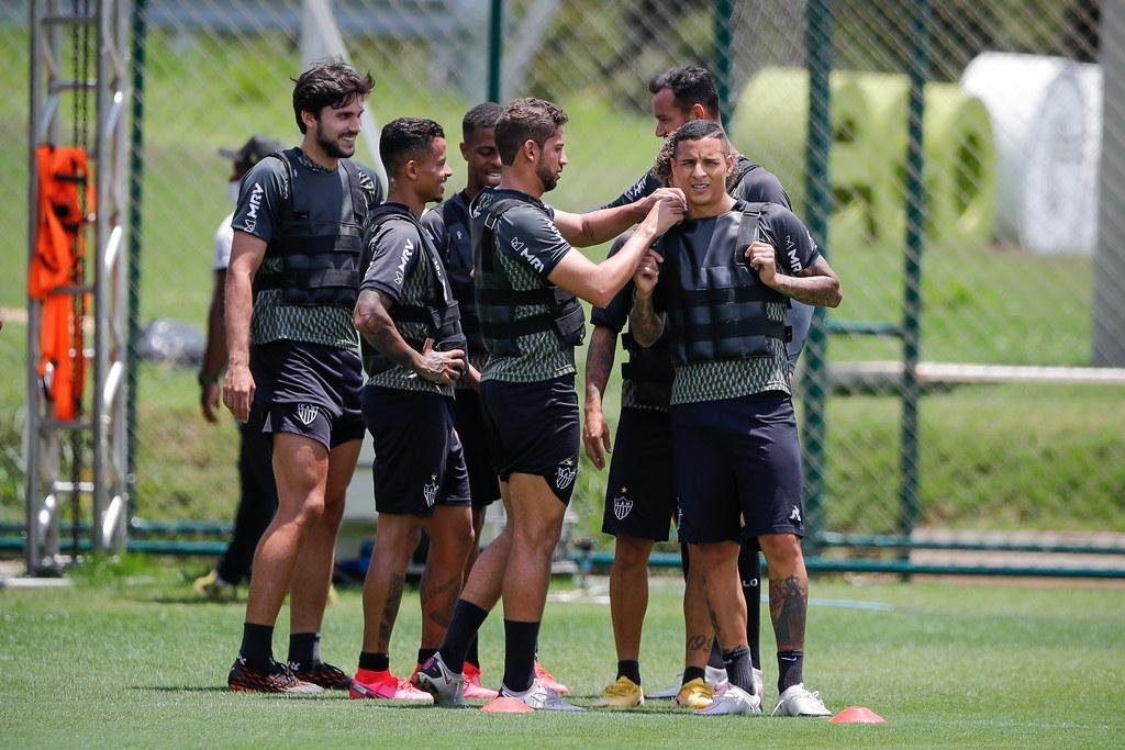 Fotos do treino: Atlético se prepara para enfrentar o Corinthians