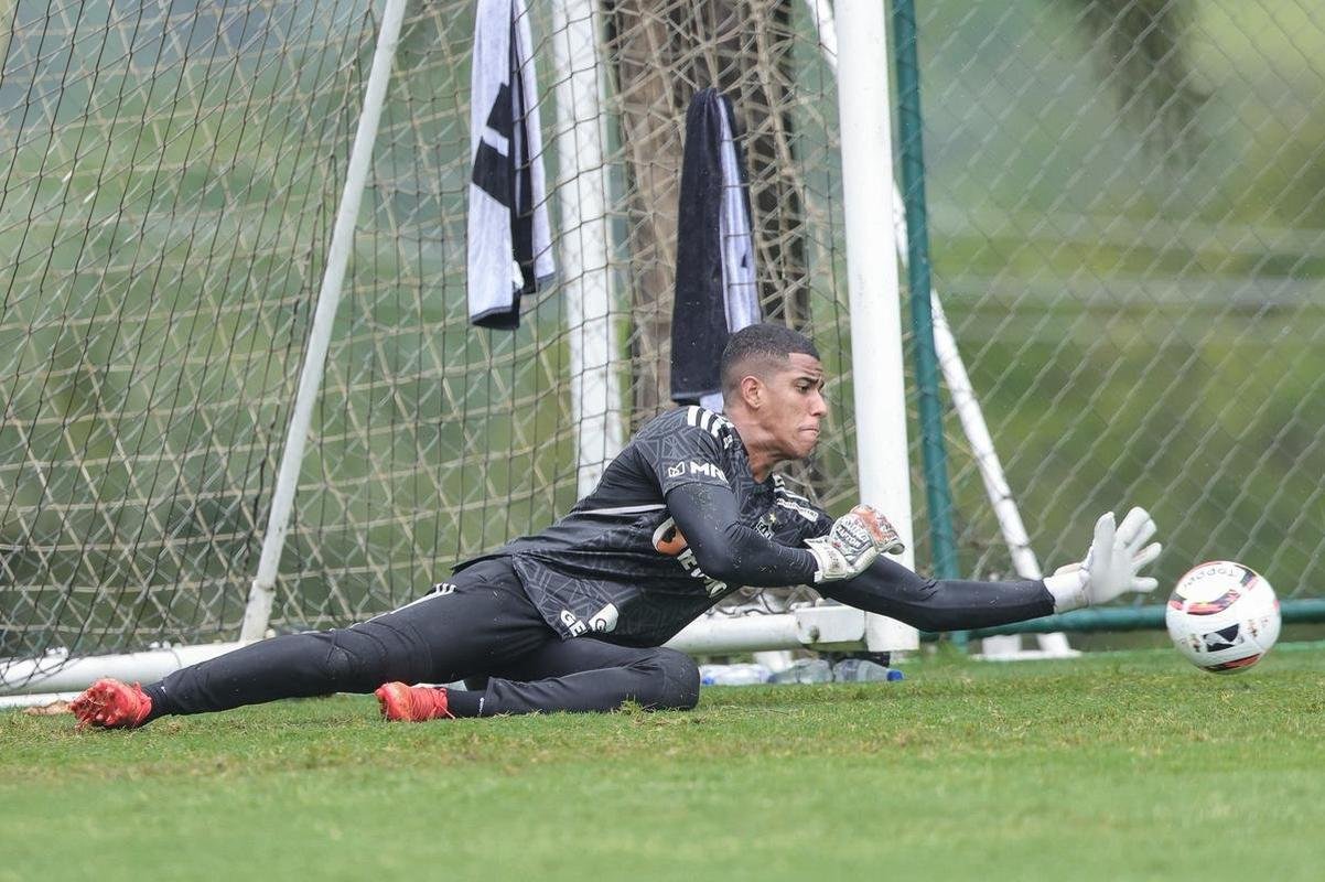 Treino do Atltico na Cidade do Galo, na manh desta tera-feira (24/1).