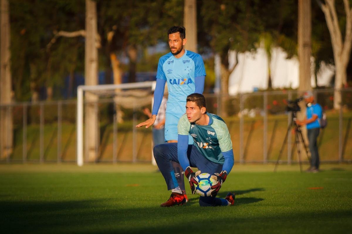 Imagens do treinamento do Cruzeiro s vsperas de duelo contra o Cear, pelo Brasileiro